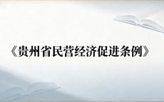 新规解读｜《贵州省民营经济...